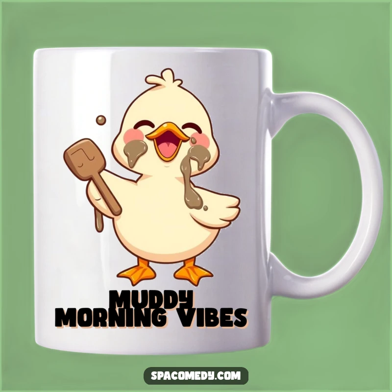 Funny Duck Mud Mask Mug: Joyful Spa Animal for a Hilarious Relaxing Gift