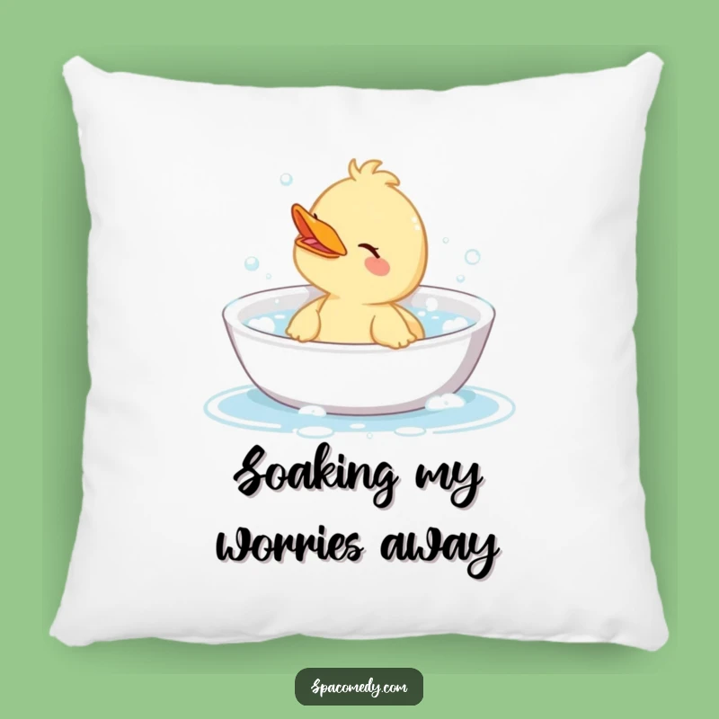 Funny Duck Bath Pillow - Cozy Comfort for a Blissful Relaxation Zone