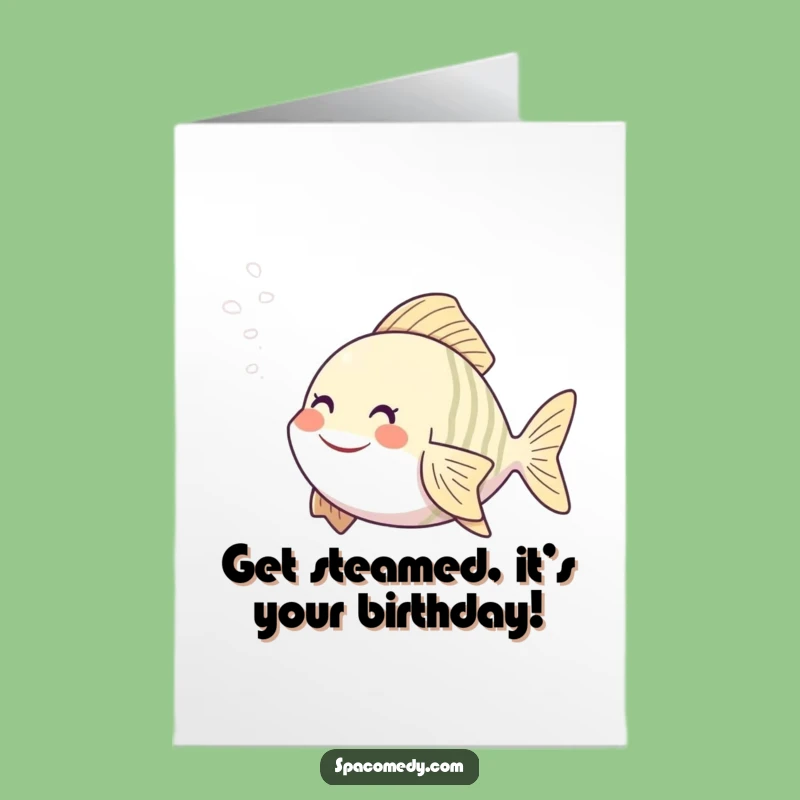 Free Printable Birthday Card: Funny Fish Spa Day, Hilarious Downloadable Gift!